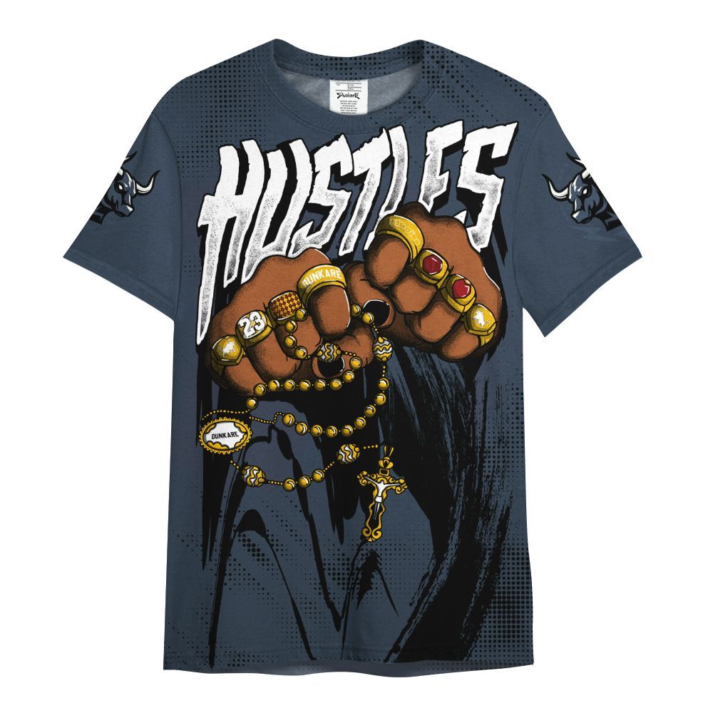 Shirt To Match Retro Olympic 6s - Hustle Make Money All Over Print