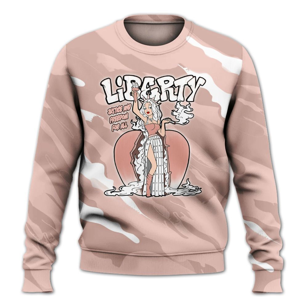 Sweatshirt To Match Low Legend Pink 11s - Midwest Cartoon Colored All Over Print
