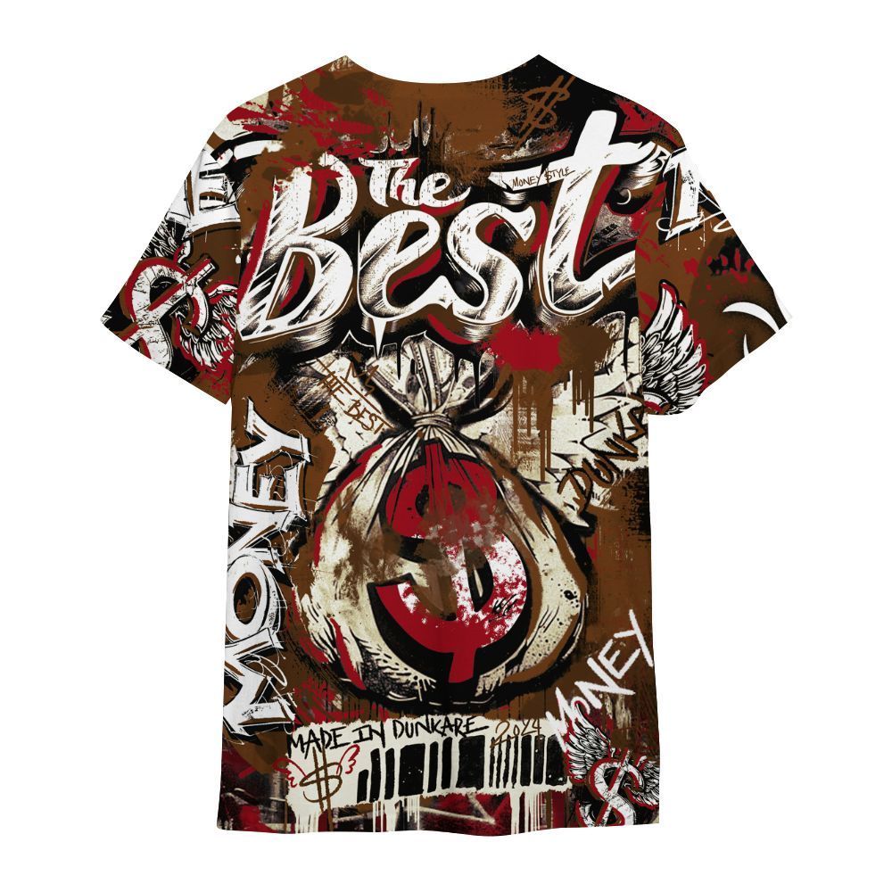 Shirt To Match Archaeo Brown 5s - The Best Money All Over Print