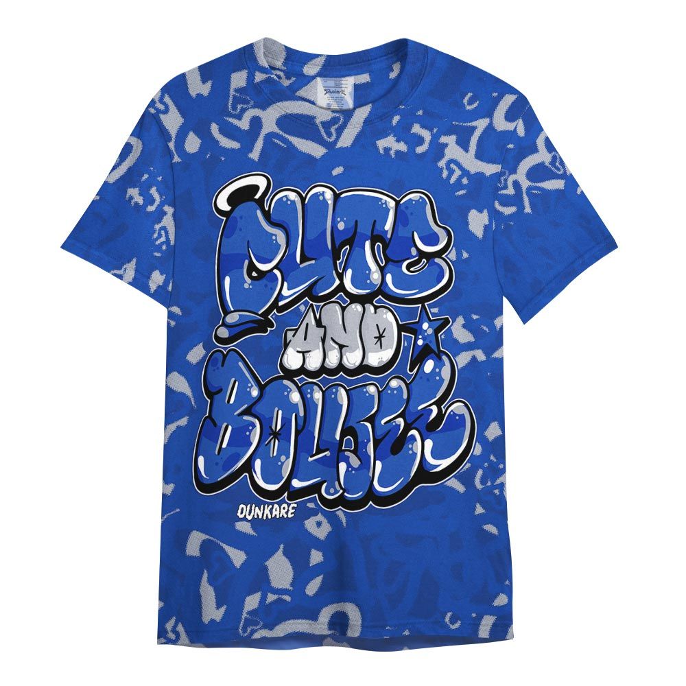 Shirt To Match Air Foamposite One Royal - Cute And Boujee Graphic Heart Shirt Unisex