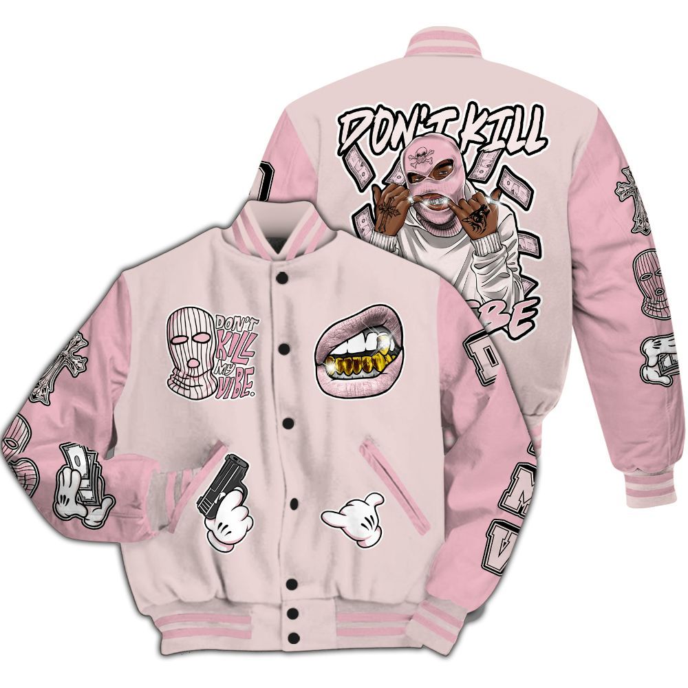 Varsity Jacket To Match Dunk Low KD 17 Aunt Pearl - Vibe.Unique All Over Print