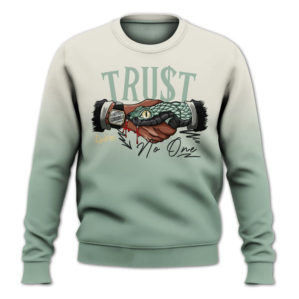 Sweatshirt To Match Joins Year Of The Snake 5s - Snake Trust No One Drip All Over Print
