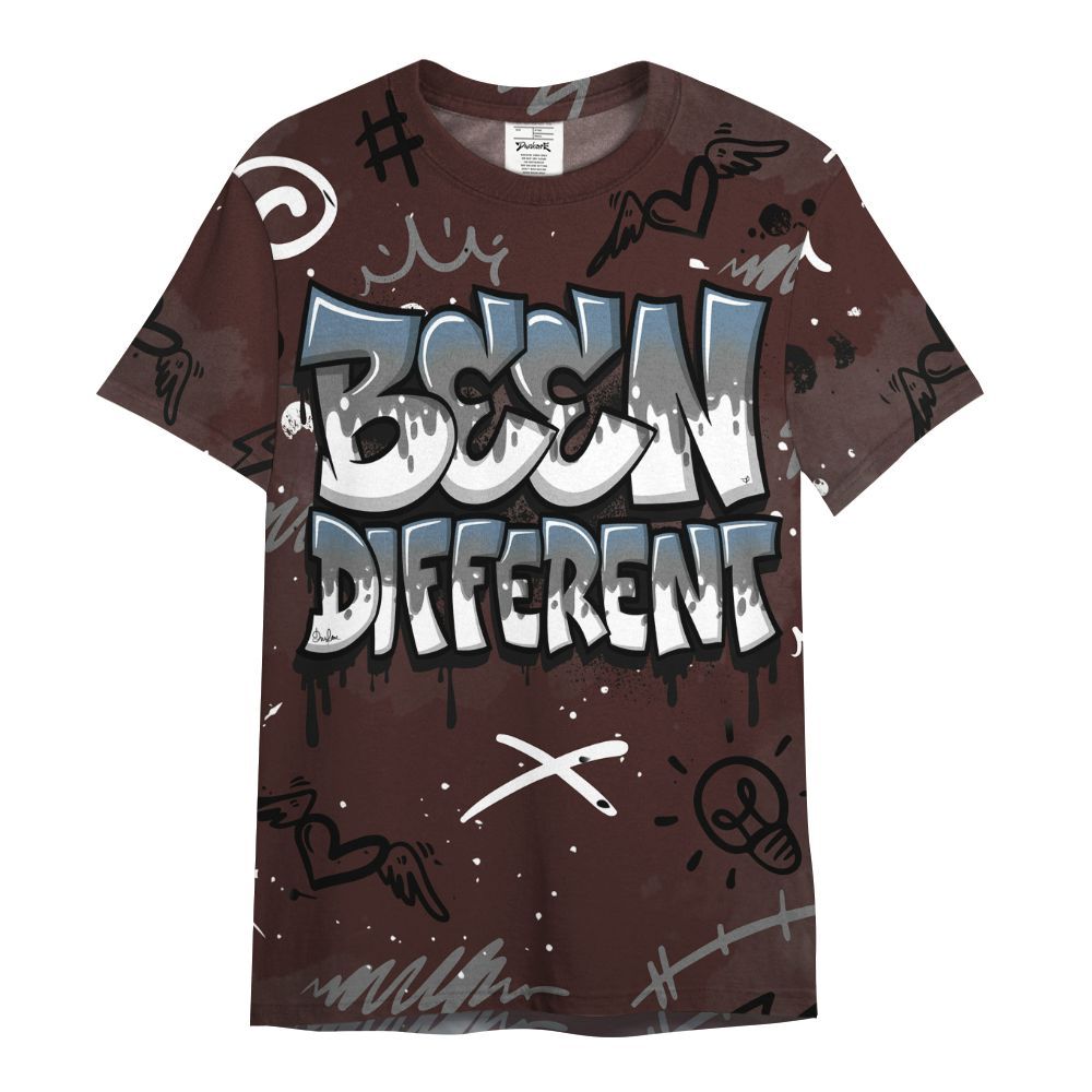 Shirt To Match Burgundy 5s - Drip Been Di2ferent All Over Print