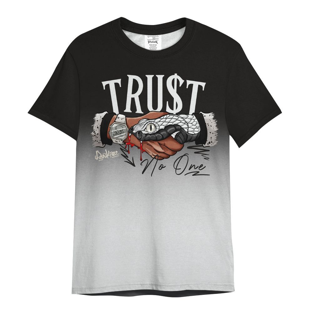 Shirt To Match Retro Reverse Metallic 5s - Snake Trust No One Drip All Over Print
