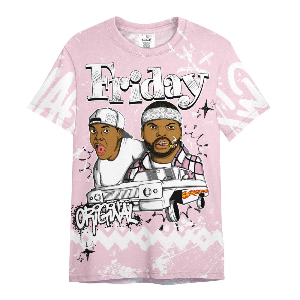 Shirt To Match Orchid 4s - Friday Sneaker Crayon All Over Print