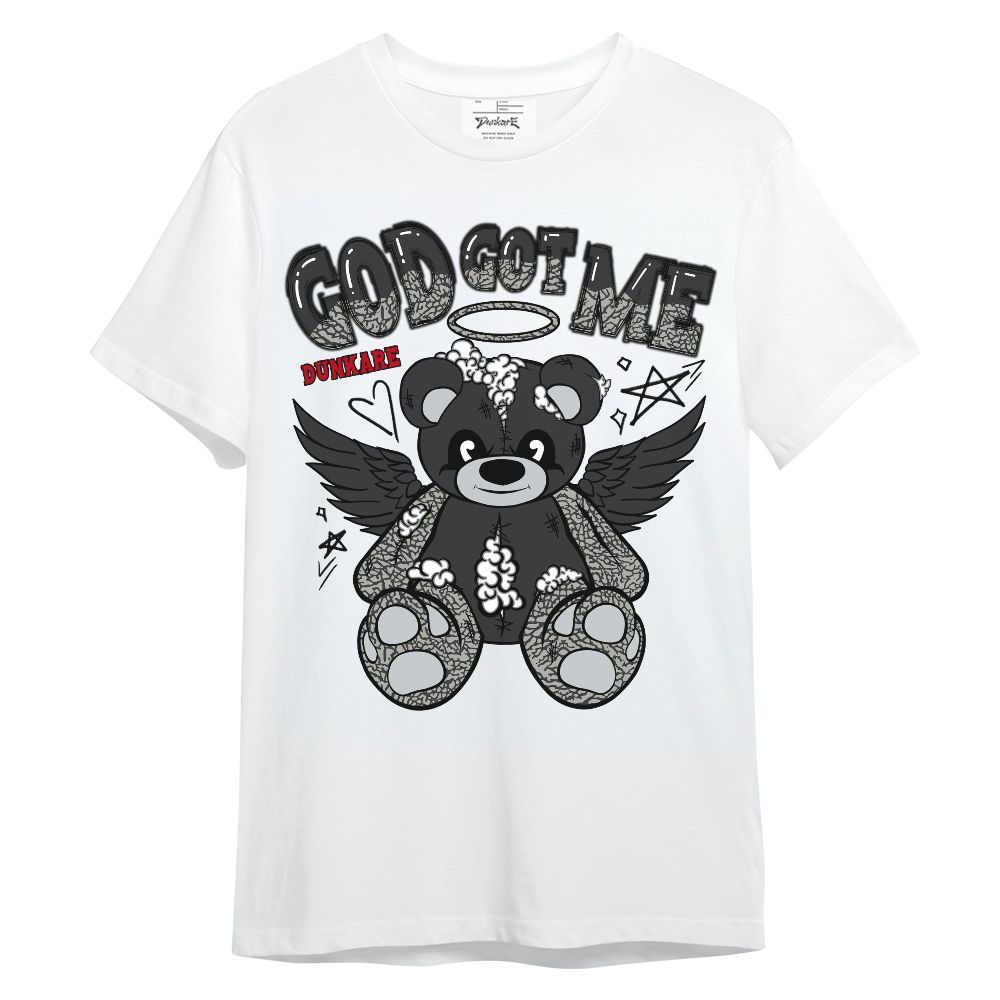 Shirt To Match Black Cement 3s - Gods Guides Me Bear Unisex Shirt