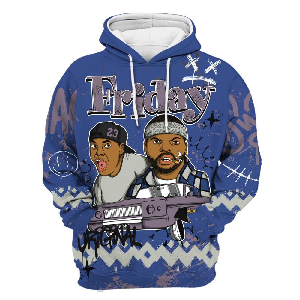 Hoodie To Match Low OG Voodoo Alternate 1s - Friday Sneaker Crayon All Over Print