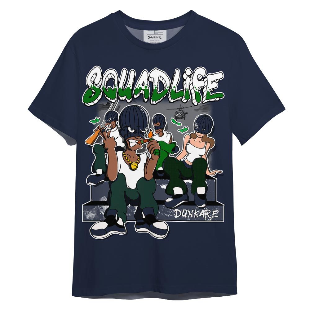 Shirt To Match Midnight Navy 13s - Squad Life Shirt 3D Graphic Outfit 0705 LGH