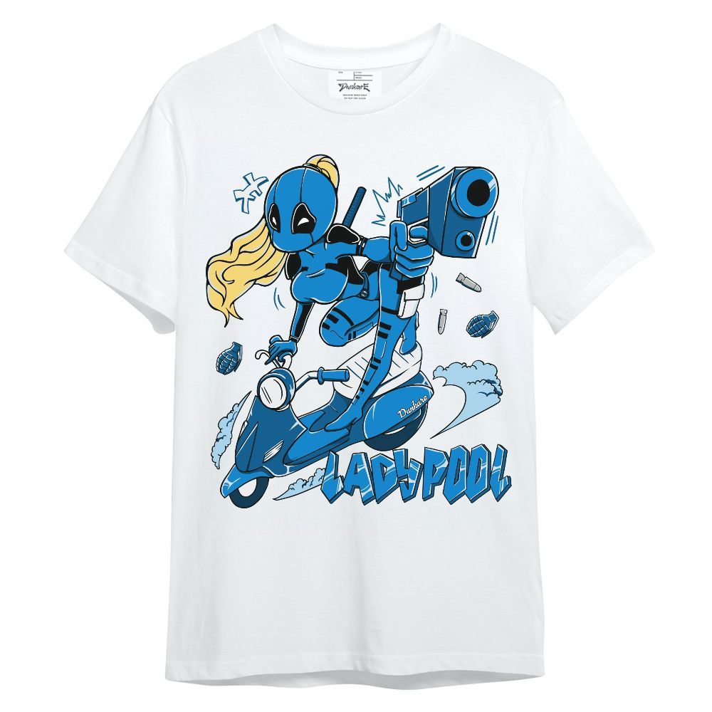 Shirt To Match Military Blue 4s - Lady Pool Cartoon Unisex Shirt