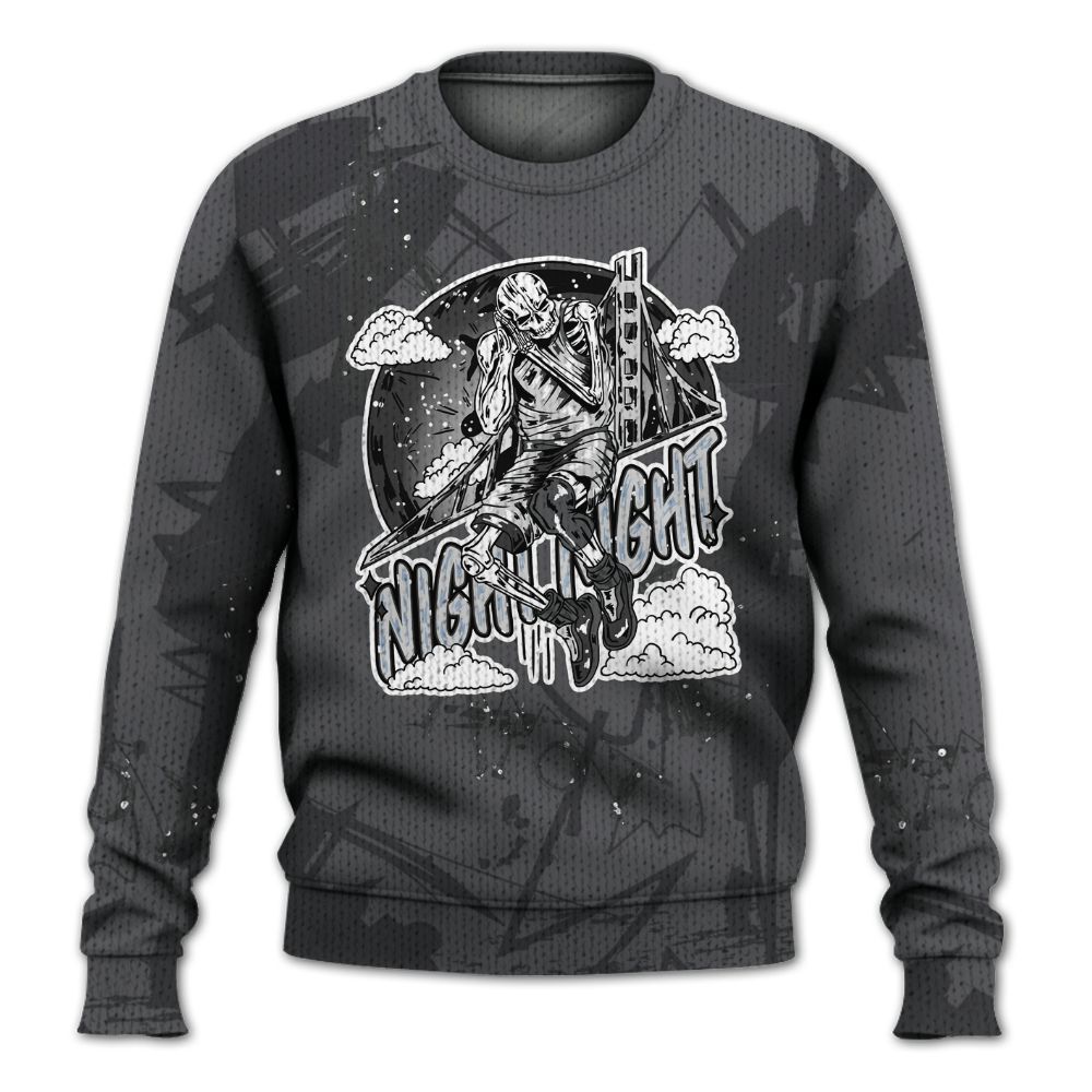 Knitted Sweater To Match Reverse Oreo 6s - Seeya Skeleton Messyz