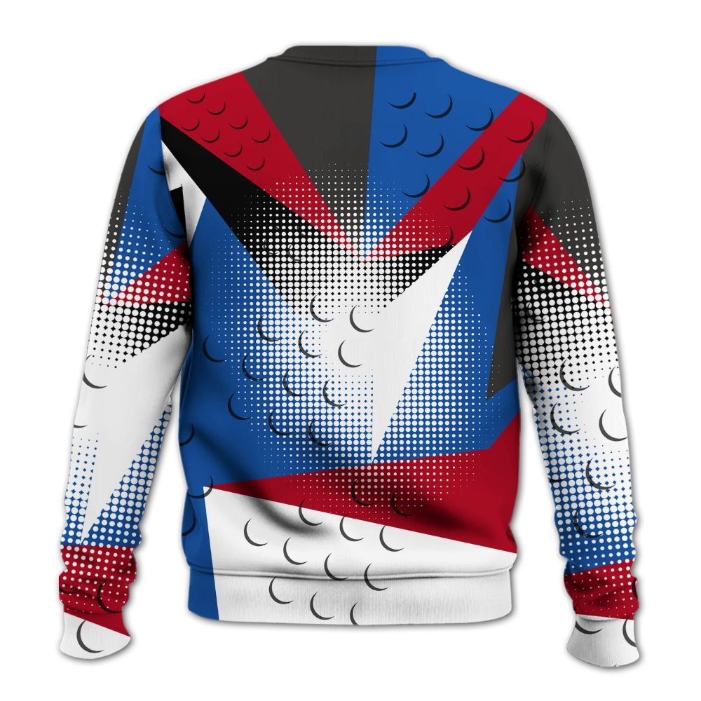 Sweatshirt To Match Air Griffey Max Black Red Navy Blue 1s - Poly Custom Name Number 23 5s All Over Print