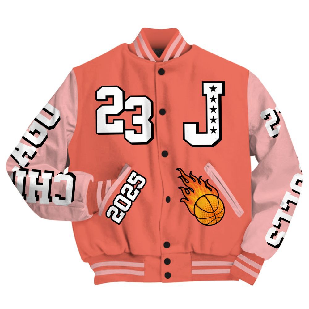 Varsity Jacket To Match Low OG PSG 1s - Chicago 23 Basketball All Over Print