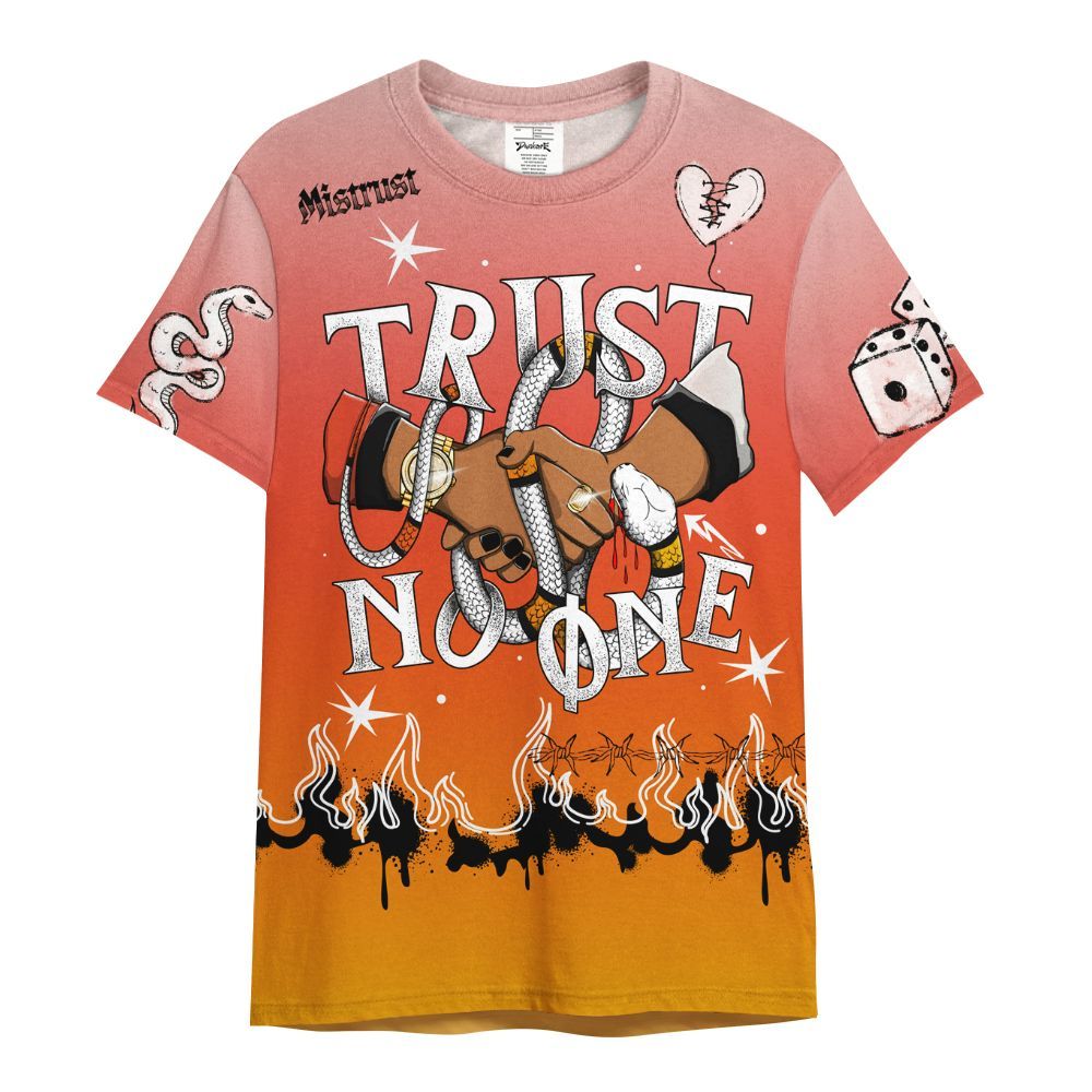 Shirt To Match Dunk High Candy Corn - Trust No One Snake-Bite Doodle Crayon All Over Print