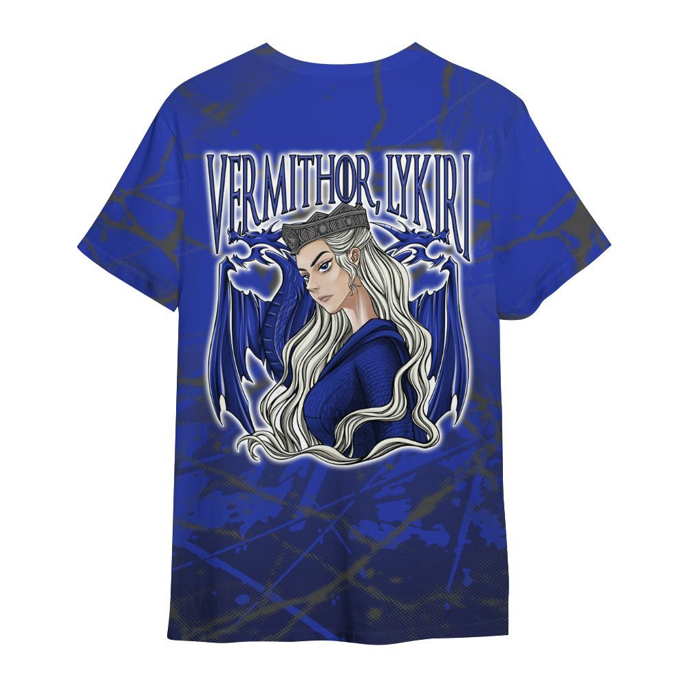 Shirt To Match Air Max Plus Black Racer Blue - Dragon's Mom! Profound All Over Print