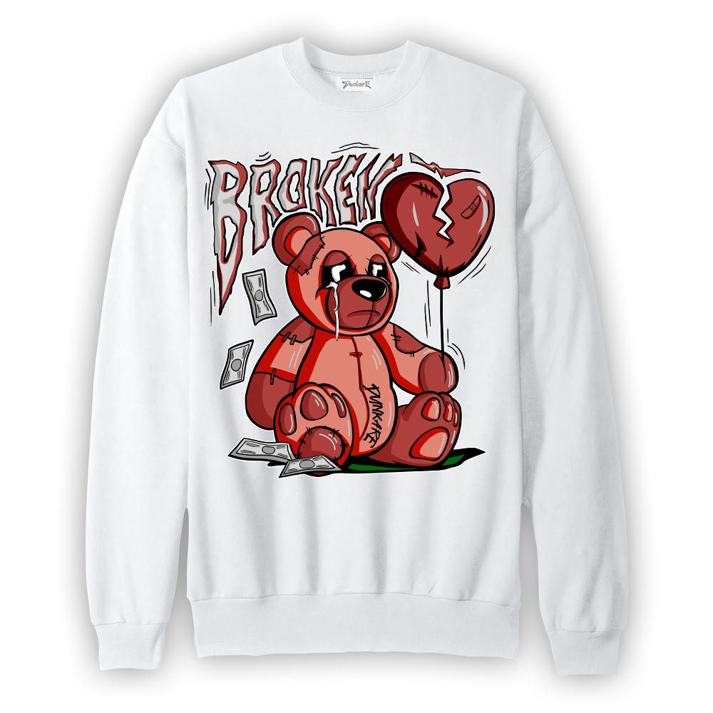 Sweatshirt To match Sweatshirt Broken Bear, Dune Red 13s Sweatshirt To Match Sneaker 2304 NCMD