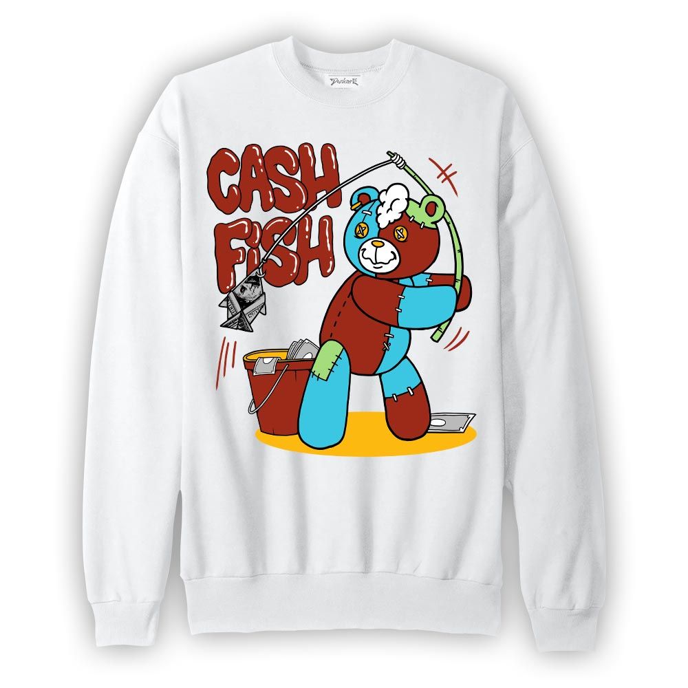 Sweatshirt To match SB Dunk Di'Orr Greenwood Sweatshirt - Moneys Fish Hugz Graphic