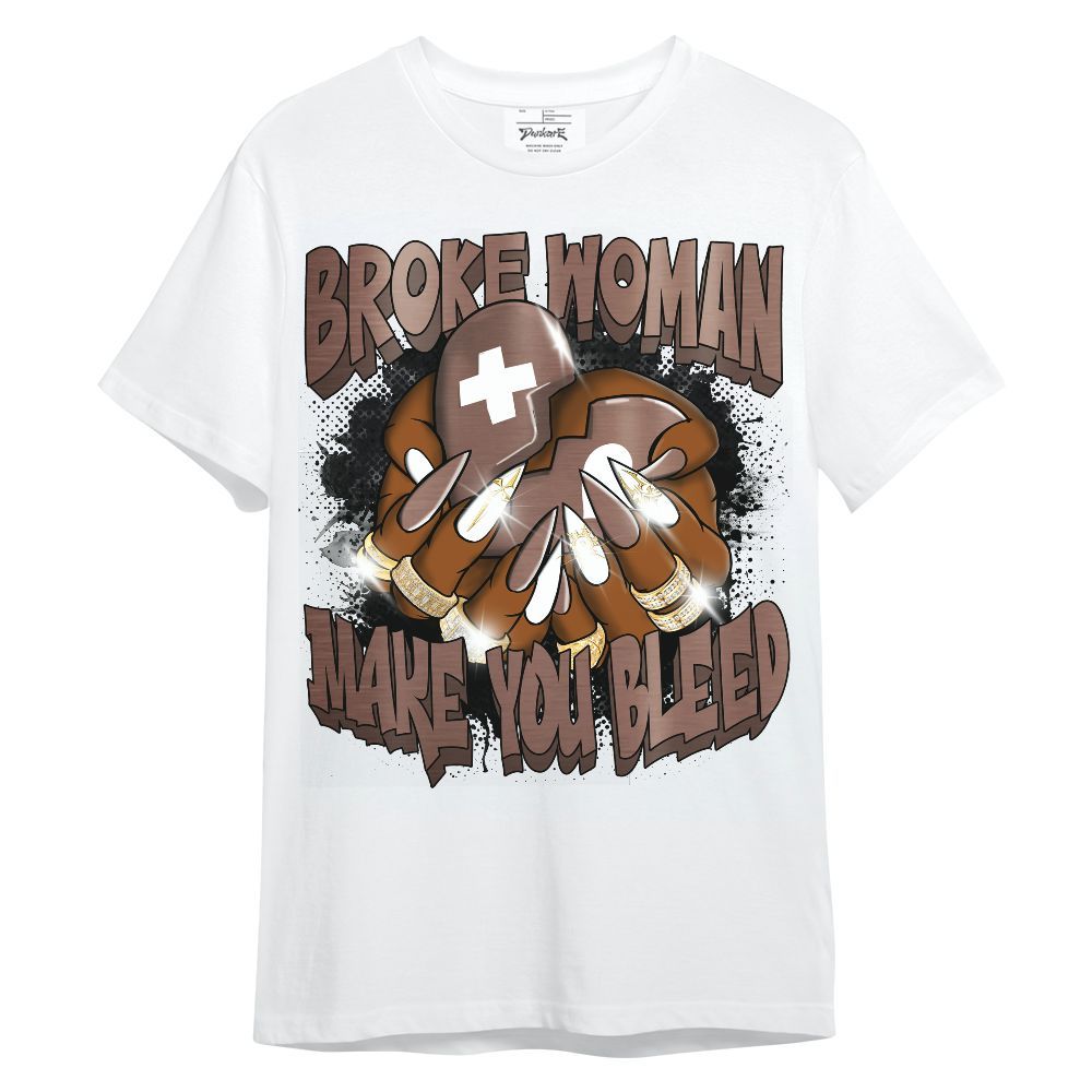 Shirt To Match KD 4 Christmas - Broke Woman Heart Retro Unisex Shirt