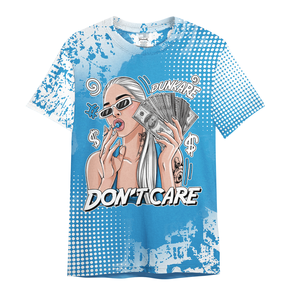 Shirt To Match Powder Blue 9s - IDC Unique Glitch Dot Shirt Unisex