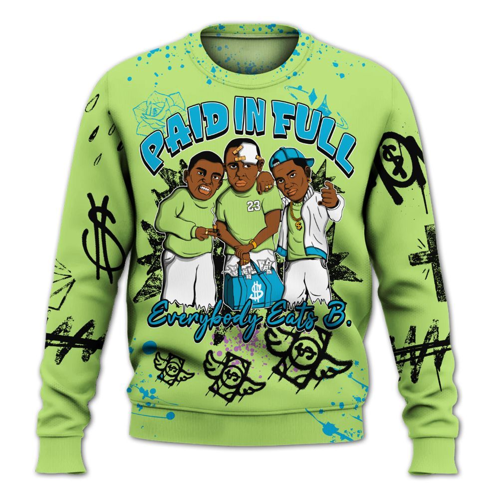 Sweatshirt To Match Kobe 9 Elite What The - Everybody Paid In Full Crayon All Over Print