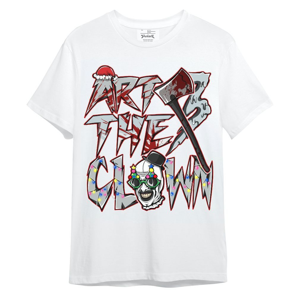 Shirt To Match Black Wolf Grey 12s - Art Clown Halloween Unisex Shirt