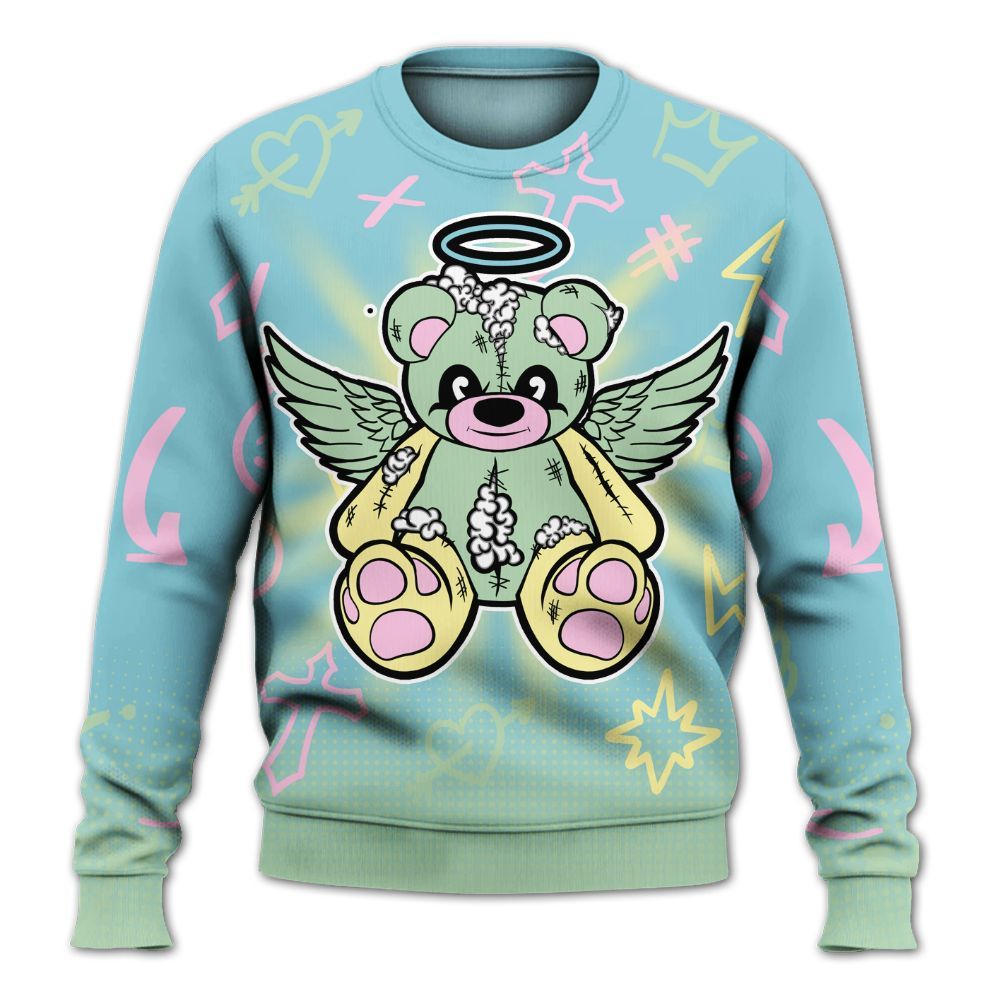 Sweatshirt To Match SB Dunk Low Visty - Gods Guides Me Bear Graphics All Over Print
