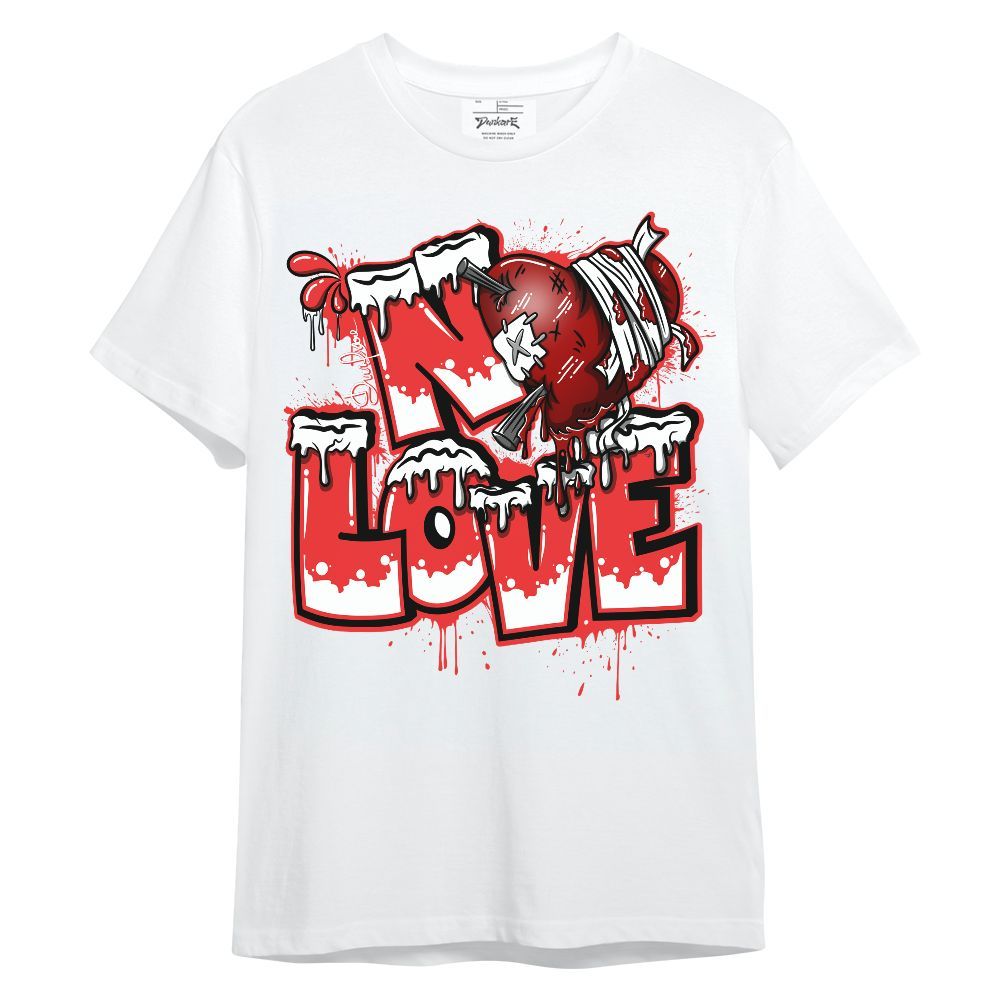 Shirt To Match Red Thunder 4s - Drip No Love Streetwear Unisex Shirt