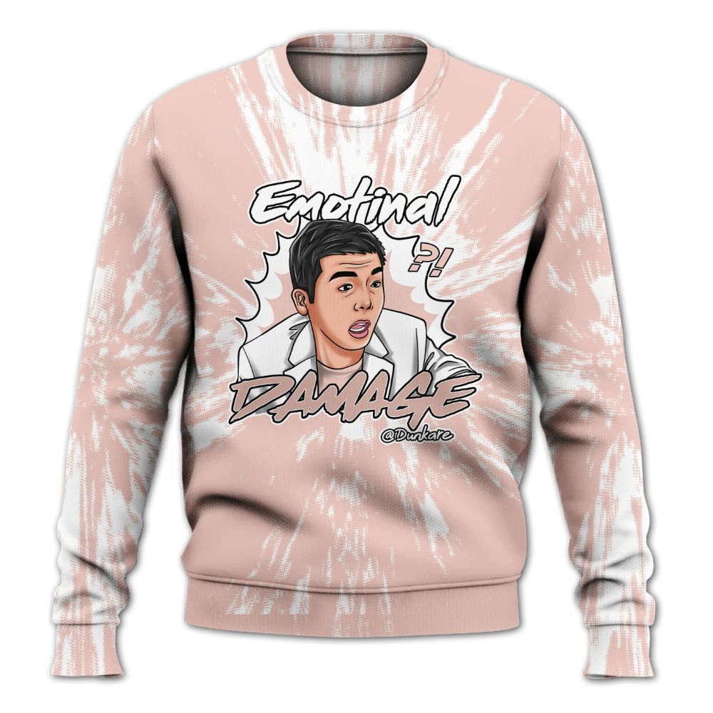Sweatshirt To Match Low Legend Pink 11s - Damaged Meme Shirt Unisex Outfit All Over Print