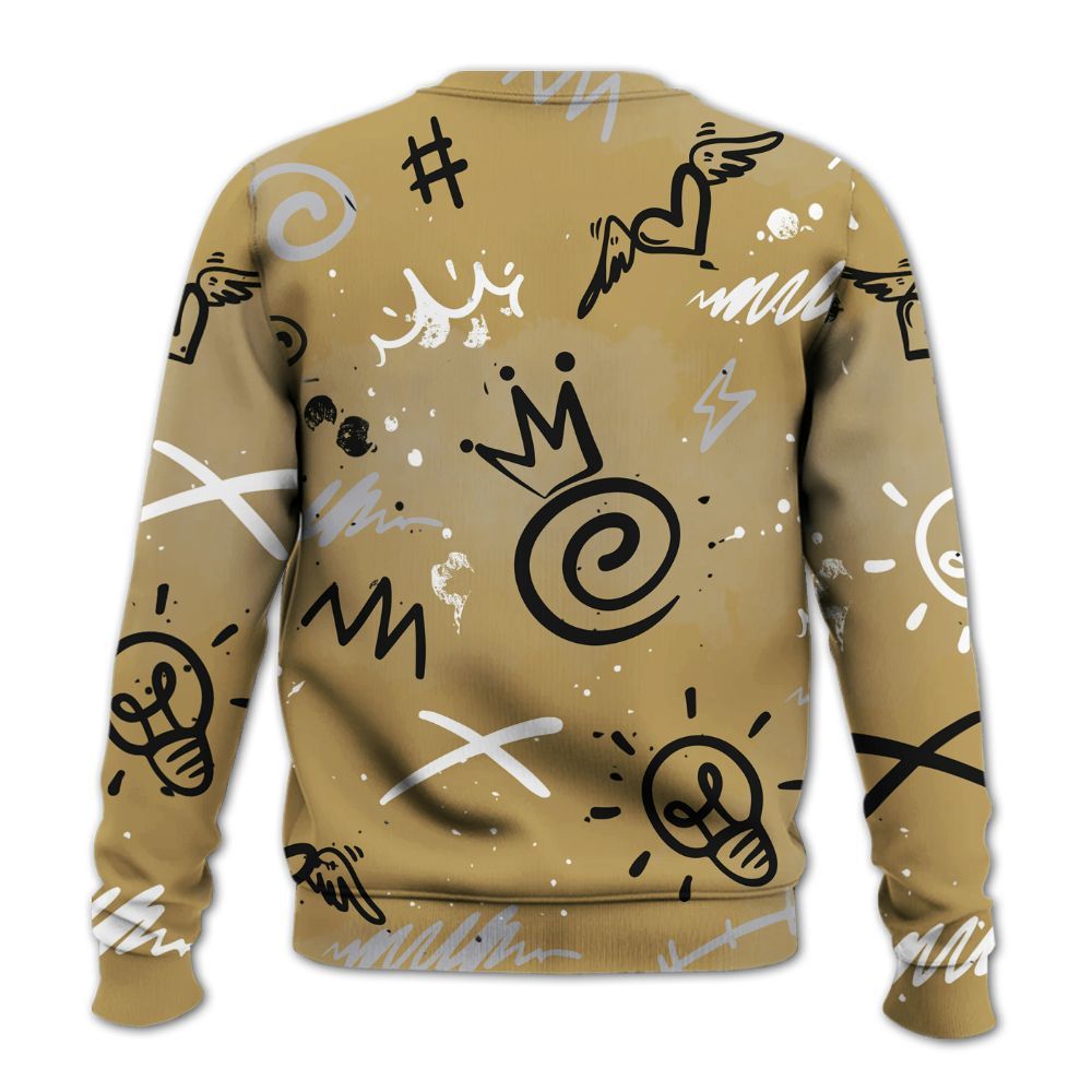 Sweatshirt To Match Kobe 4 Gold Medal - Drip Been Di2ferent All Over Print