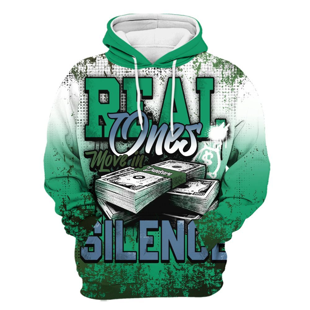 Hoodie To Match Foamposite Pro Pine Green 2025 - Move In Silence Money Street Retro All Over Print