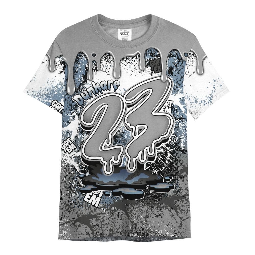 Shirt To Match Black Chrome 6s - Dripping 23 Drip All Over Print