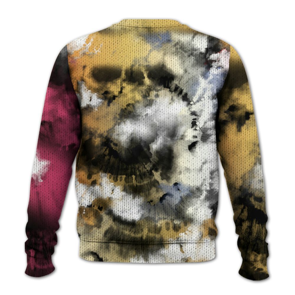 Knitted Sweater To Match Air Griffey Max Los Angeles 1s - SNEAKER Girl Money Drip Tie Dye