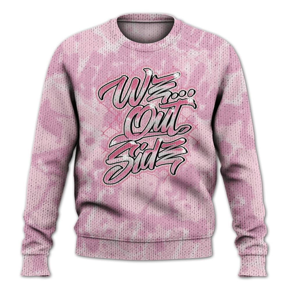 Knitted Sweater To Match Orchid 4s - We OutSider Graphic Street