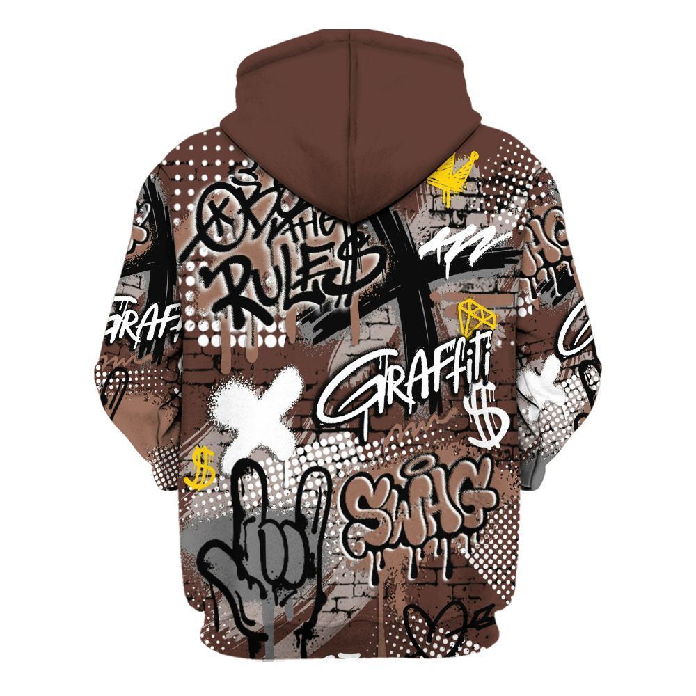 Hoodie To Match KD 4 Christmas - True It Real Graffiti Streetwear All Over Print
