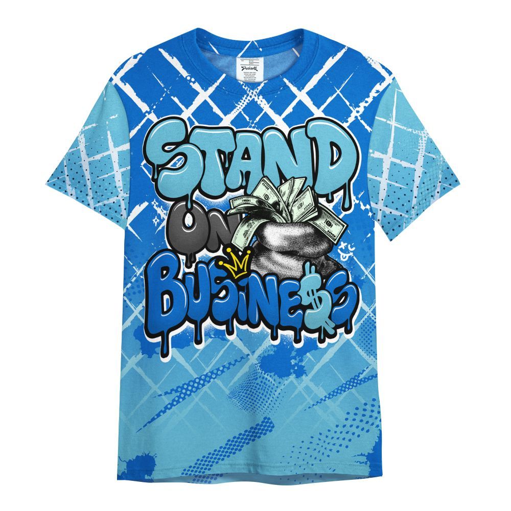 Shirt To Match Dunk Low Argon - Halftone Stand Business Dripping All Over Print