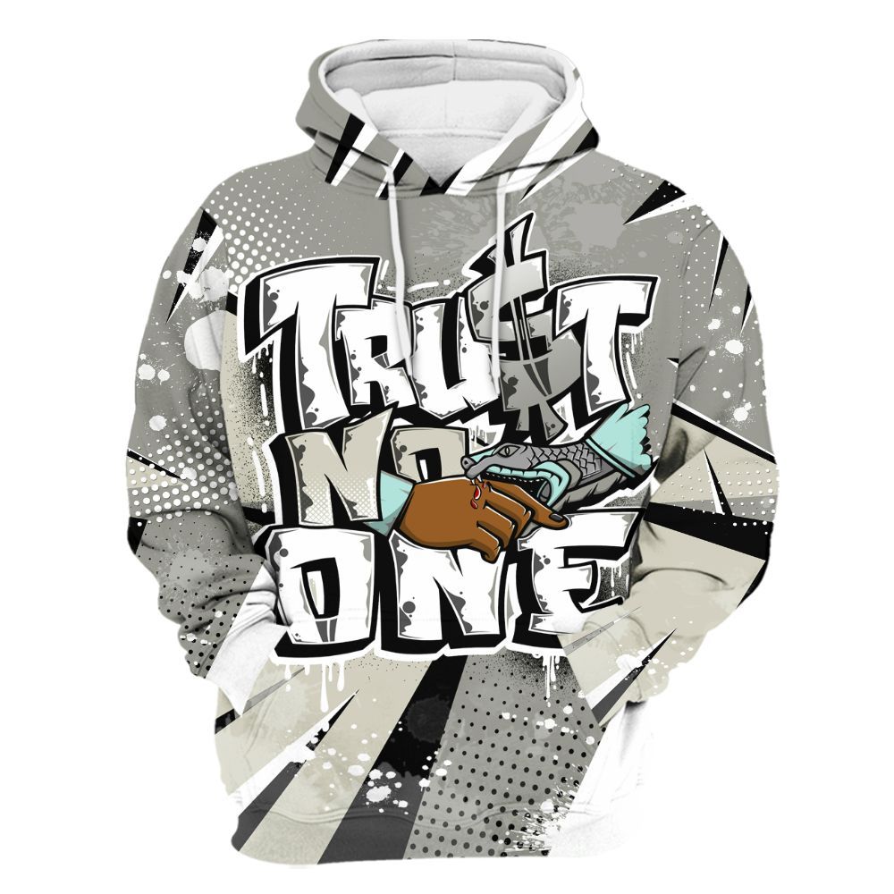 Hoodie To Match Low OG Year Of The Snake 1s - Poly Trust No One Dripping All Over Print