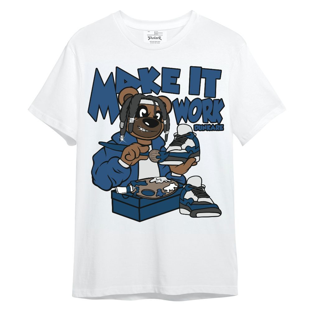 Shirt To Match High OG Midnight Navy 1s - Pull It Off Bear Unisex Shirt