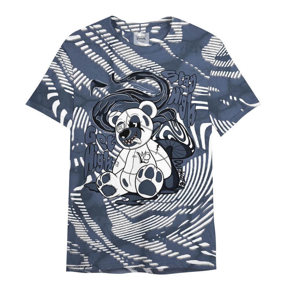 Shirt To Match Low Diffused Blue 11s - Get High Bear Fume Shirt Unisex