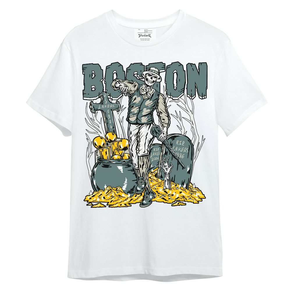 Shirt To Match AMM Low 17s - Goldrush Skeleton Unisex Shirt