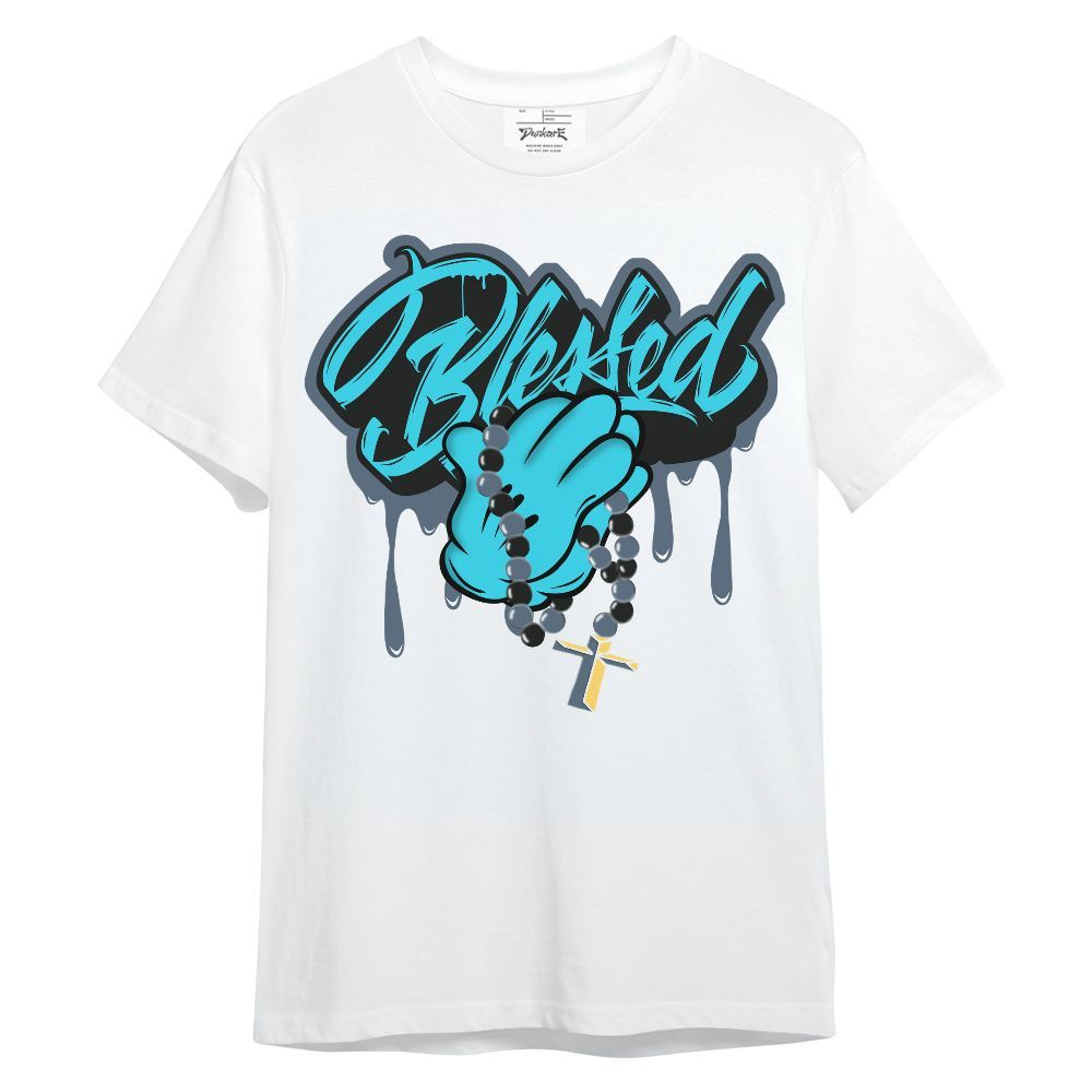 Shirt To Match Retro Gamma Blue 11s - God Blessed Drip Graphic