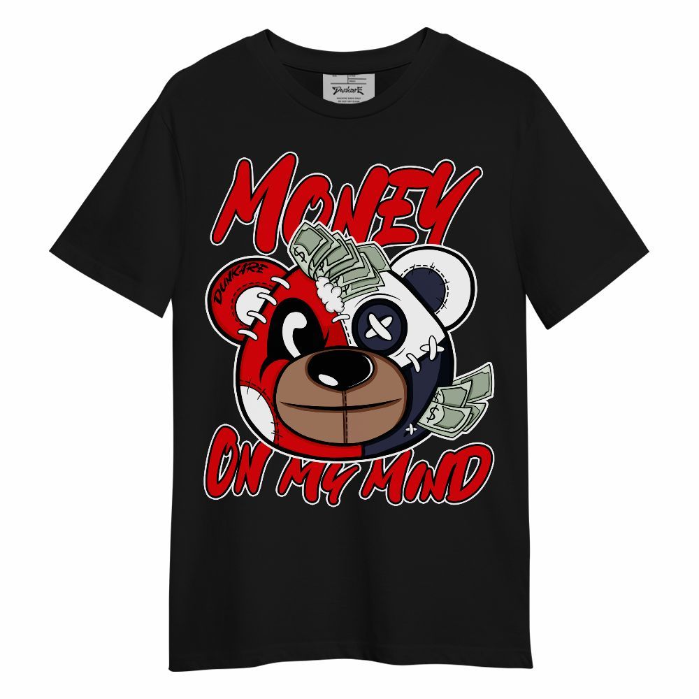 Shirt To Match Low OG Howard Bison 1s - Money On My Mind Bear Shirt Unisex Oufit Unisex Shirt