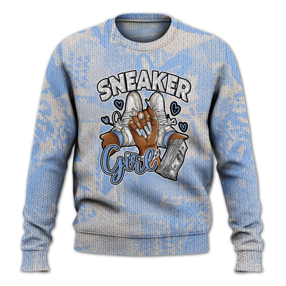 Knitted Sweater To Match Air Max 1 Royal Pulse - Sneakerz Girlz Heart Grunge