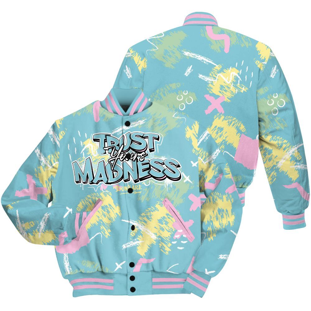 Varsity Jacket To Match SB Dunk Low Visty - Trust Your Madness Retro All Over Print