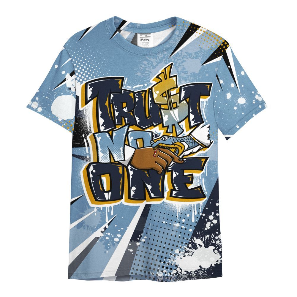 Shirt To Match High OG First In Flight 1s - Poly Trust No One Dripping All Over Print