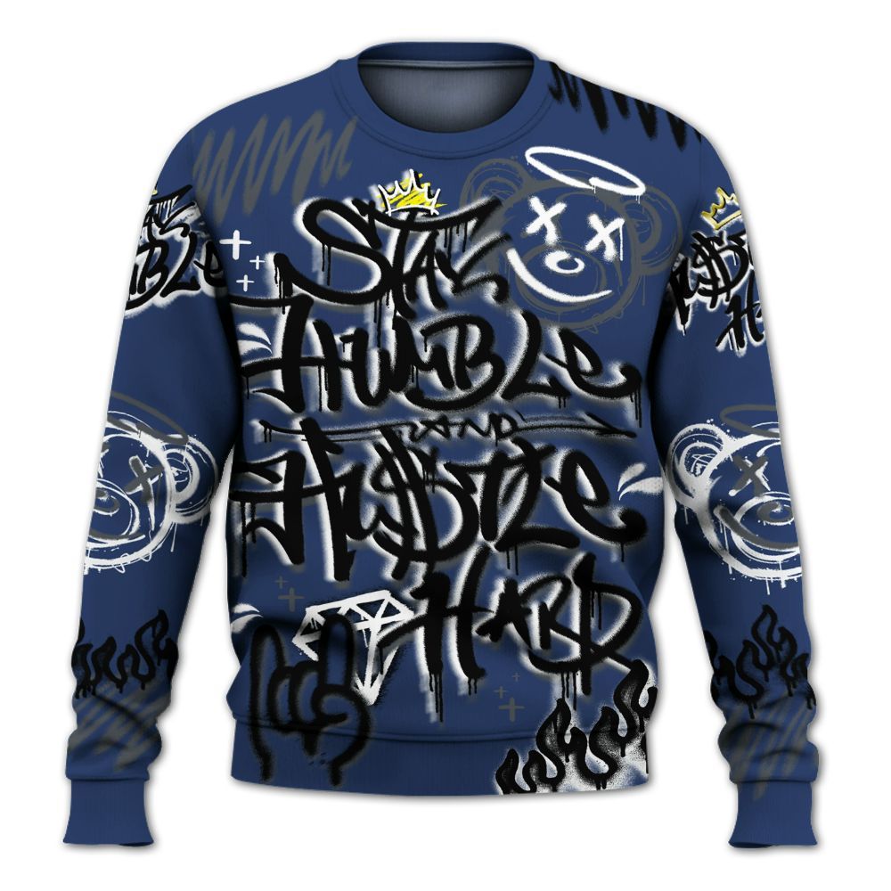 Sweatshirt To Match Retro Flint 13s - Humble Drip Streetwear Graffity All Over Print