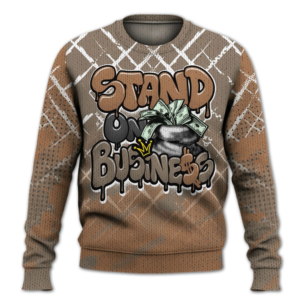 Knitted Sweater To Match Air Max Rocky Distressed - Halftone Stand Business Dripping