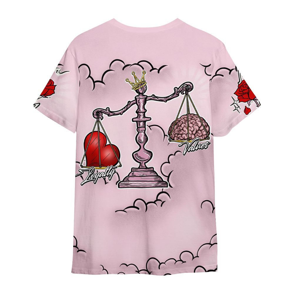 Shirt To Match Orchid 4s - Loyalty Wins Everything All Over Print