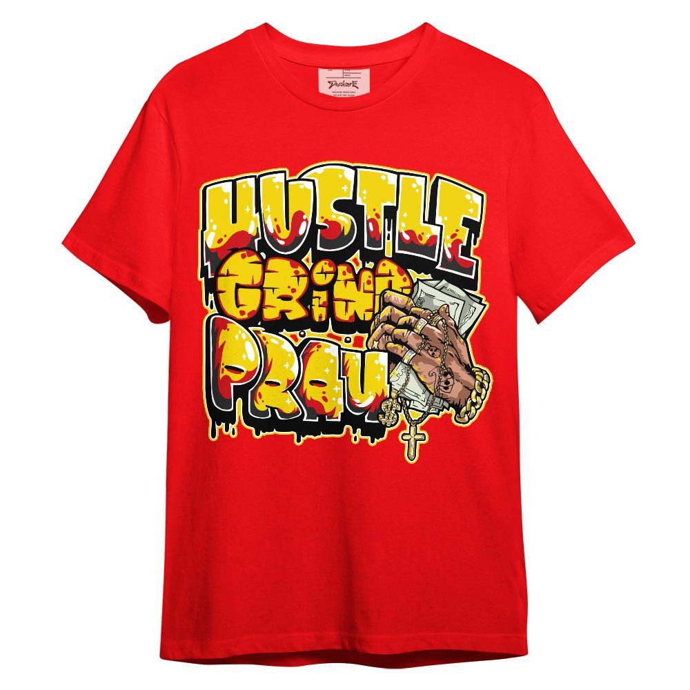 Shirt To Match Ferrari 14s - Hustles Grind Pray Graphic