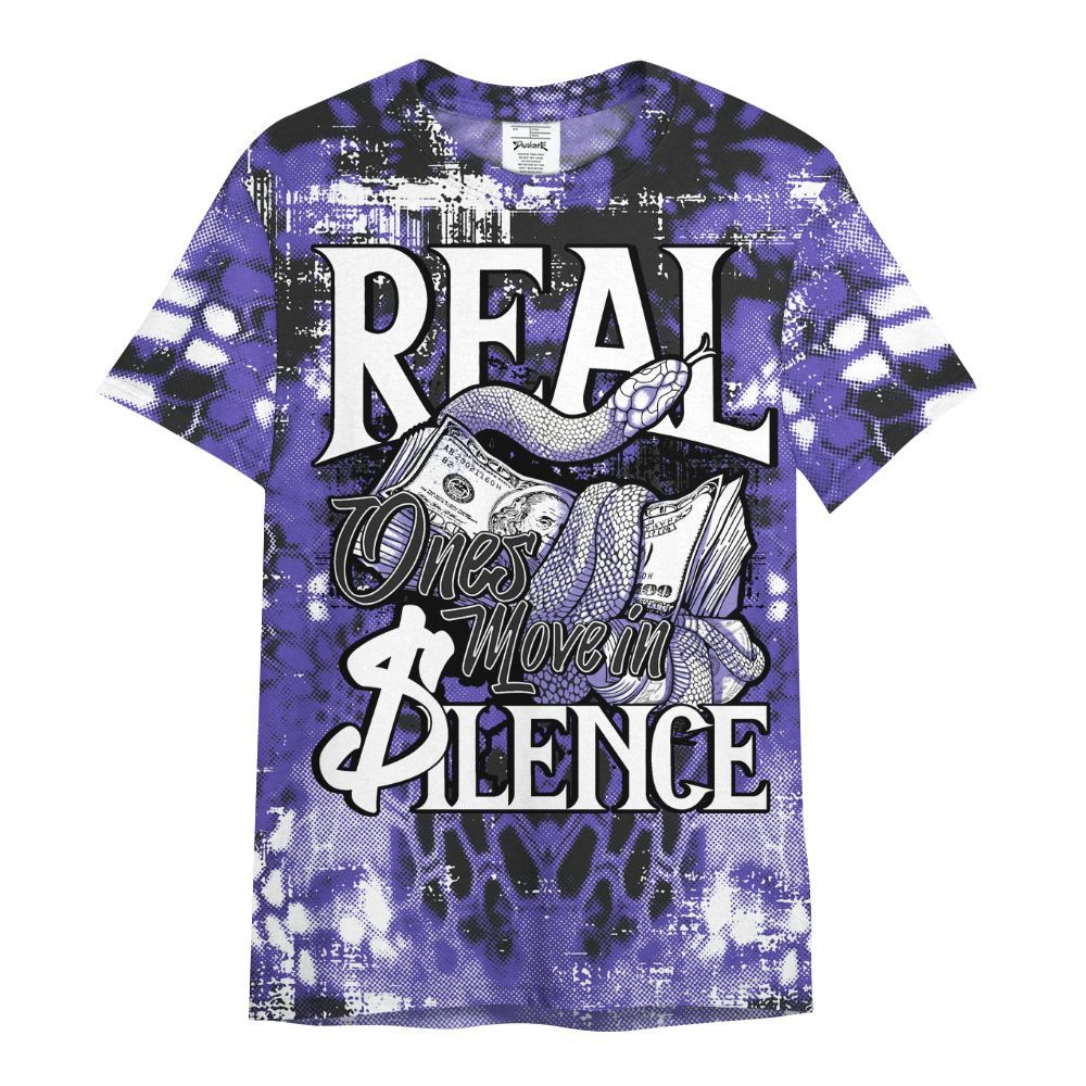 Shirt To Match SB Dunk Low Purple Lagoon - Snake Move In Silence All Over Print