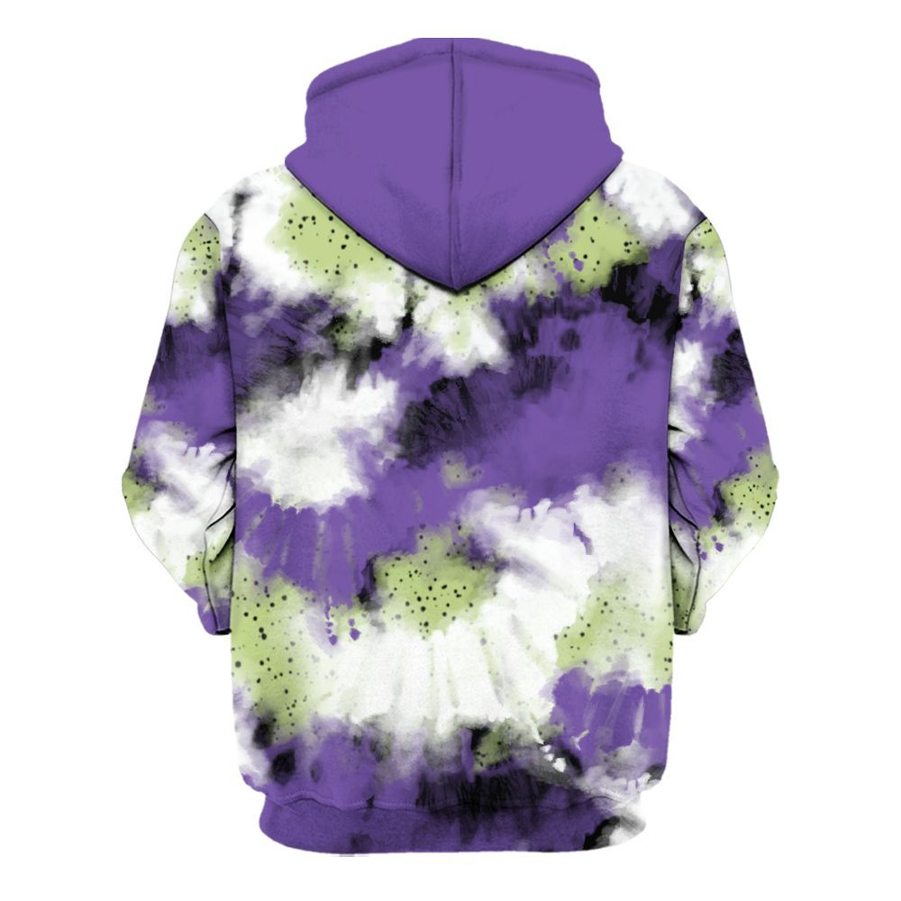 Hoodie To Match Canyon Purple 4s - Tie Dye FK Around Find Out All Over Print