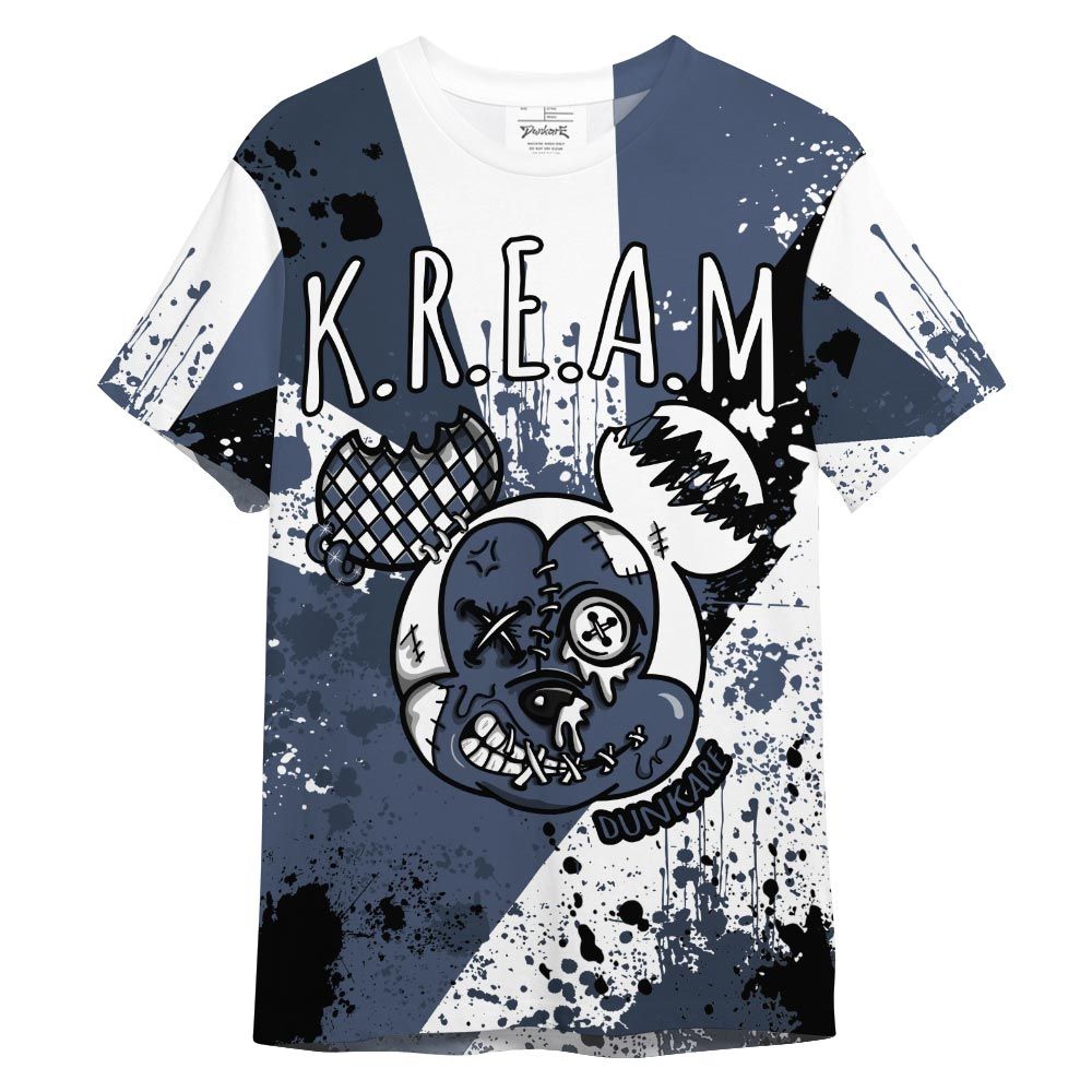 Shirt To Match Low Diffused Blue 11s - Kream Drip Shirt Outfit 1505 NCT